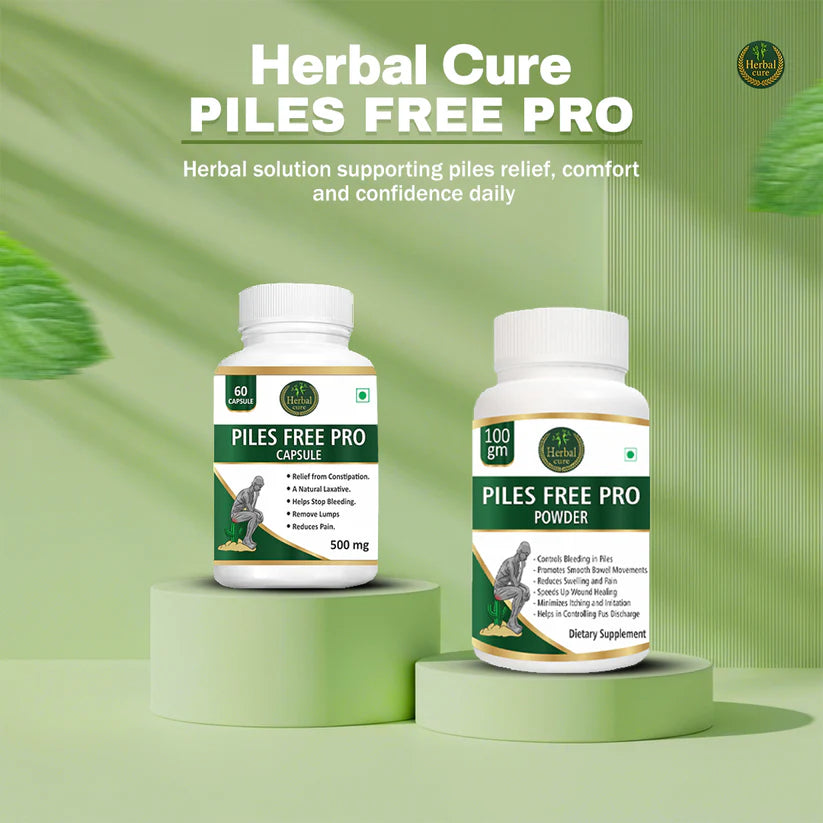 Combo of Piles free Pro Capsule and Powder